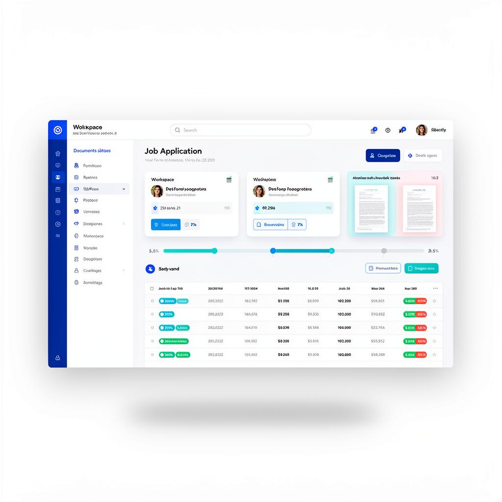 CareerWiz application workspace preview